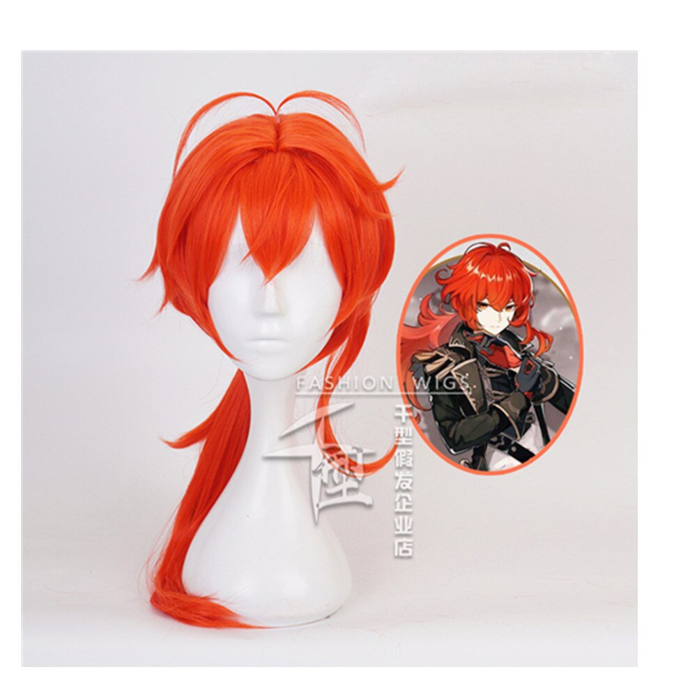 Genshin Impact Diluc Cosplay 60cm    ڽ ִϸ̼ ڽ   ռ  +  